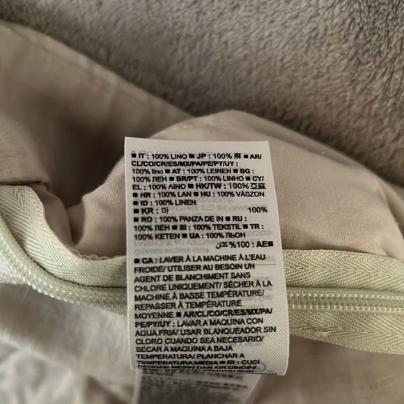 Linen culottes (gap, size 4), worn once - Picture 5 of 6